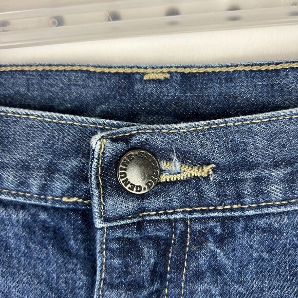 Dickies Work Wear Baggy Jean Shorts Sz 40 Blue Grunge Jorts Wide Leg‎ Skate Y2K - Picture 5 of 6